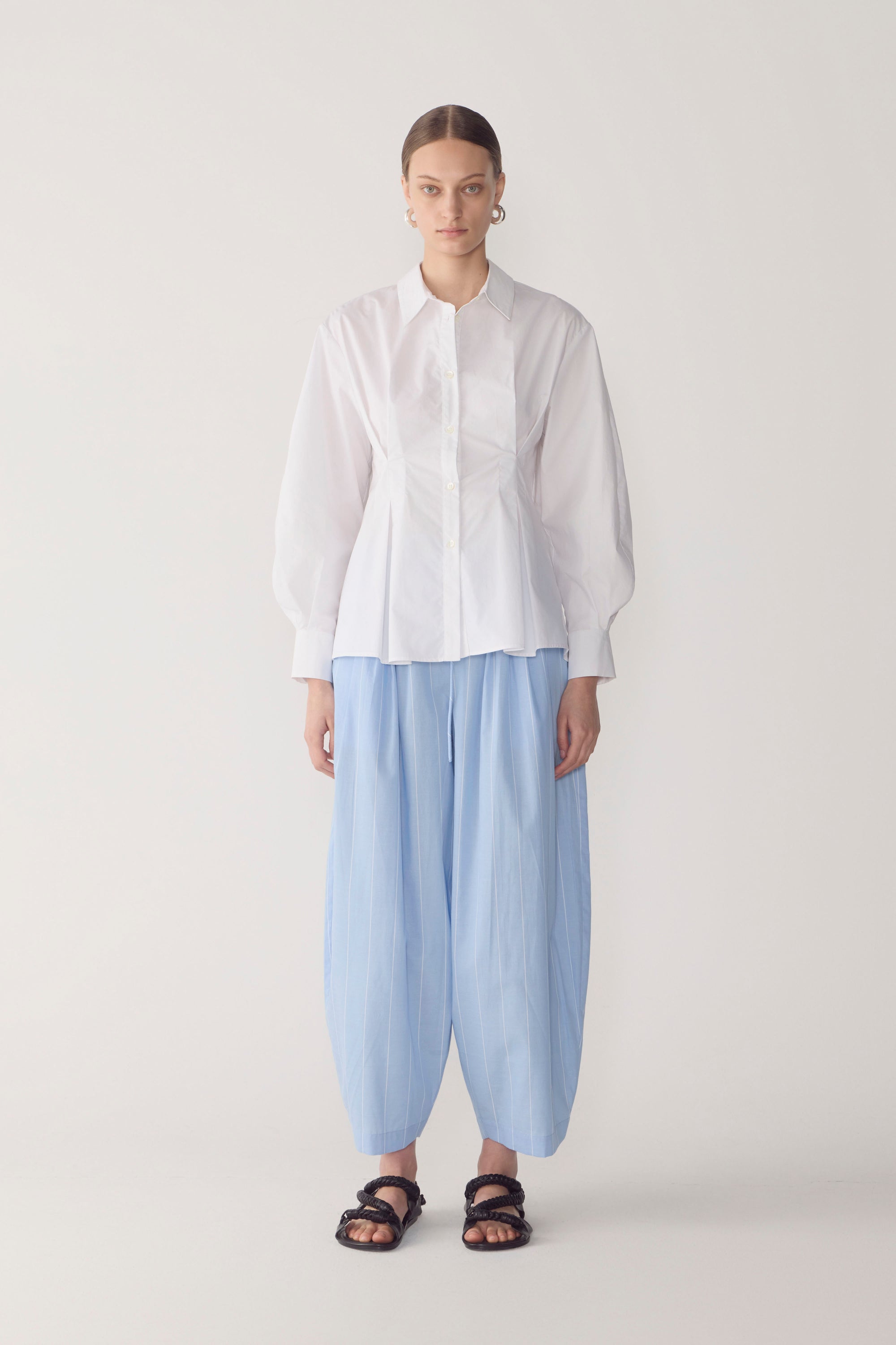 Finley Shirt | White Poplin