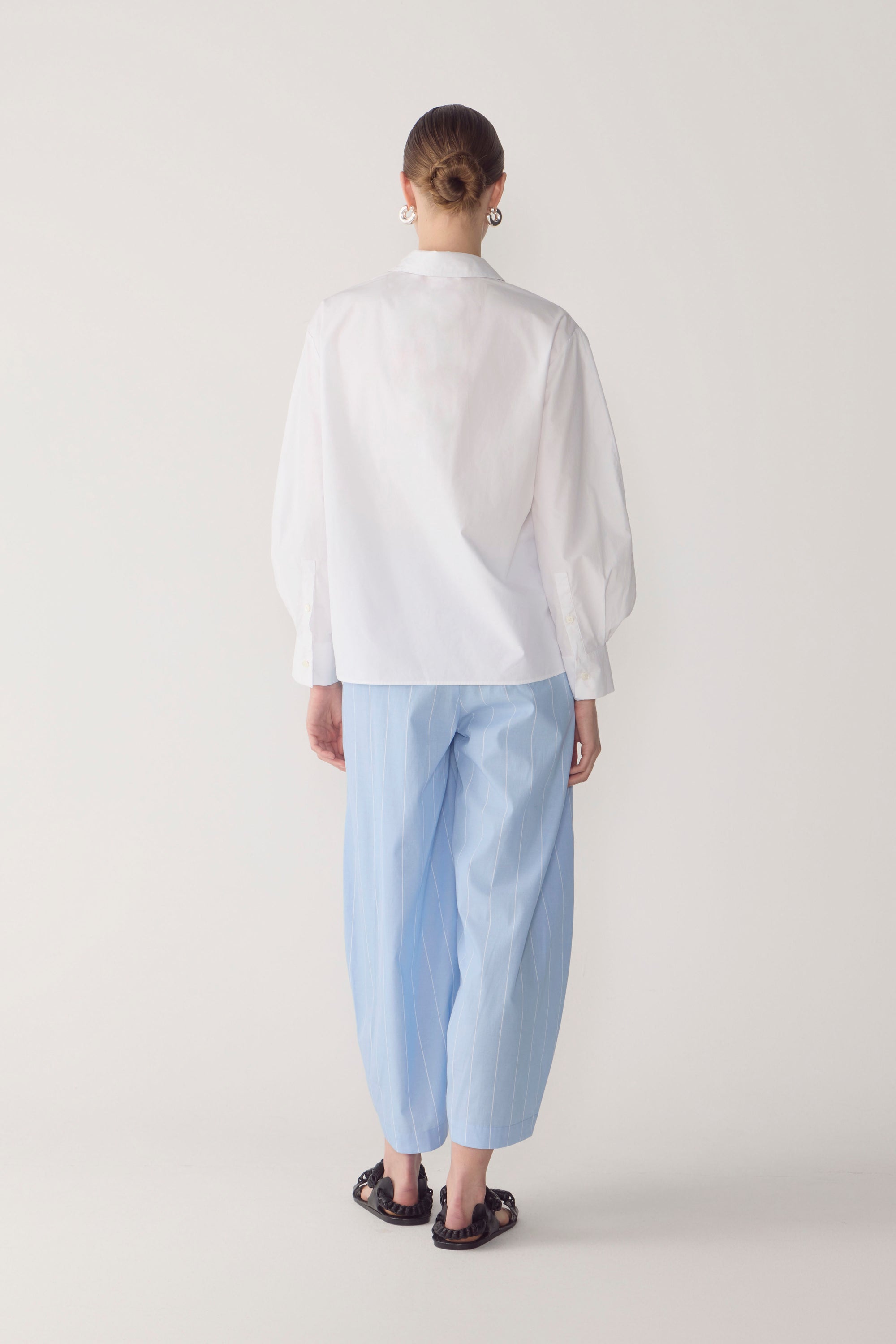 Finley Shirt | White Poplin
