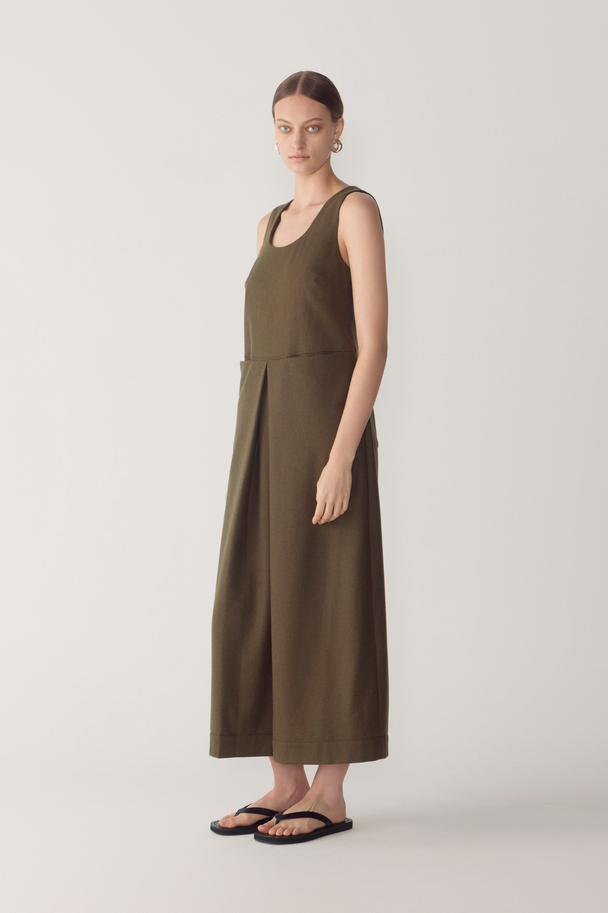 Floss Dress | Carob Wool Blend
