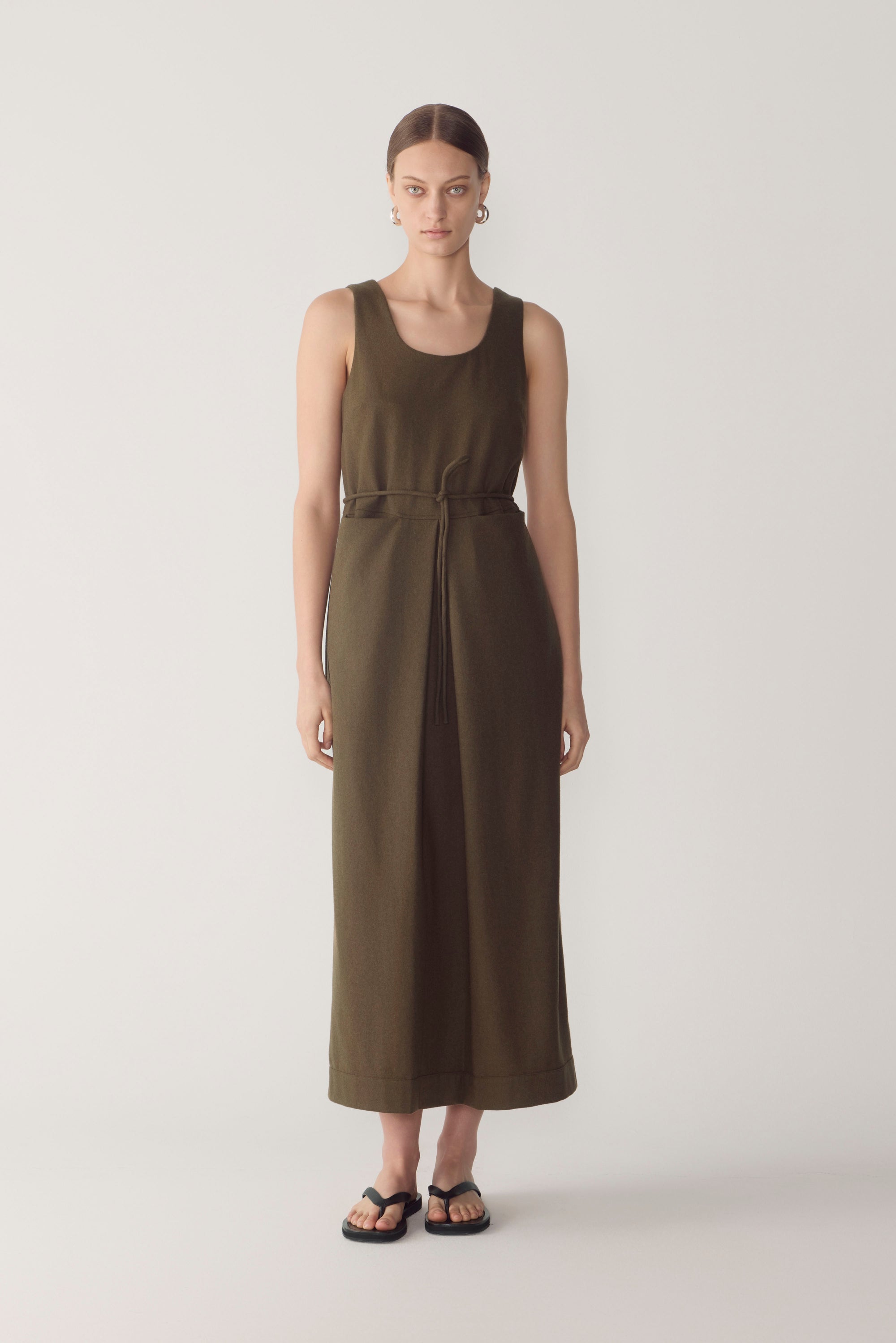 Floss Dress | Carob Wool Blend