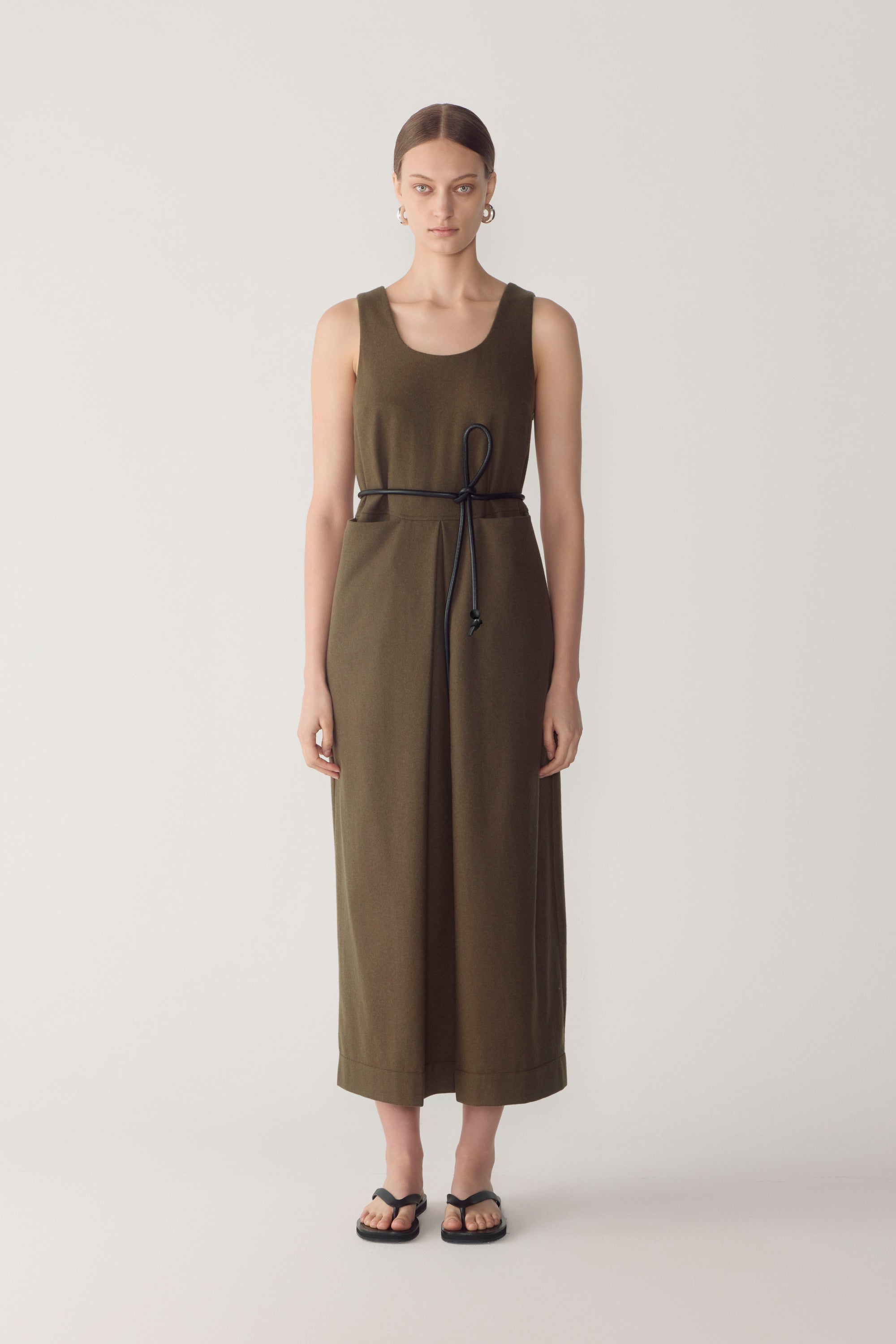 Floss Dress | Carob Wool Blend