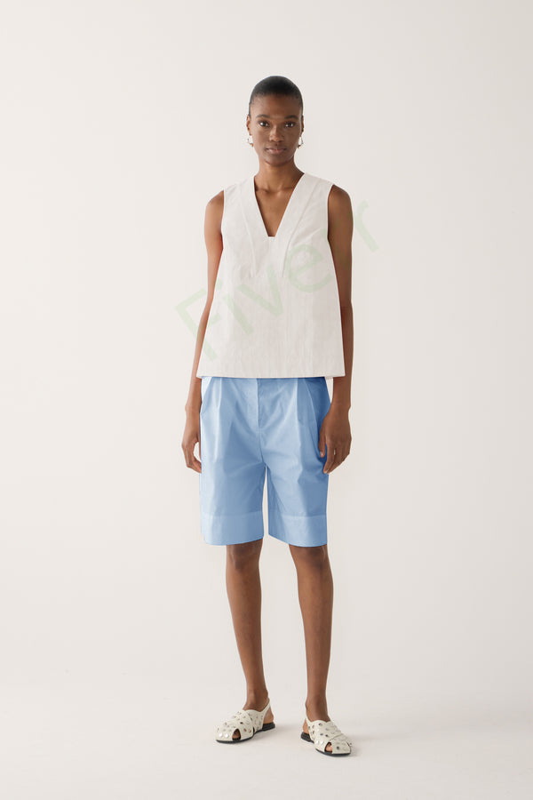 Nadine Short | Chambray Poplin