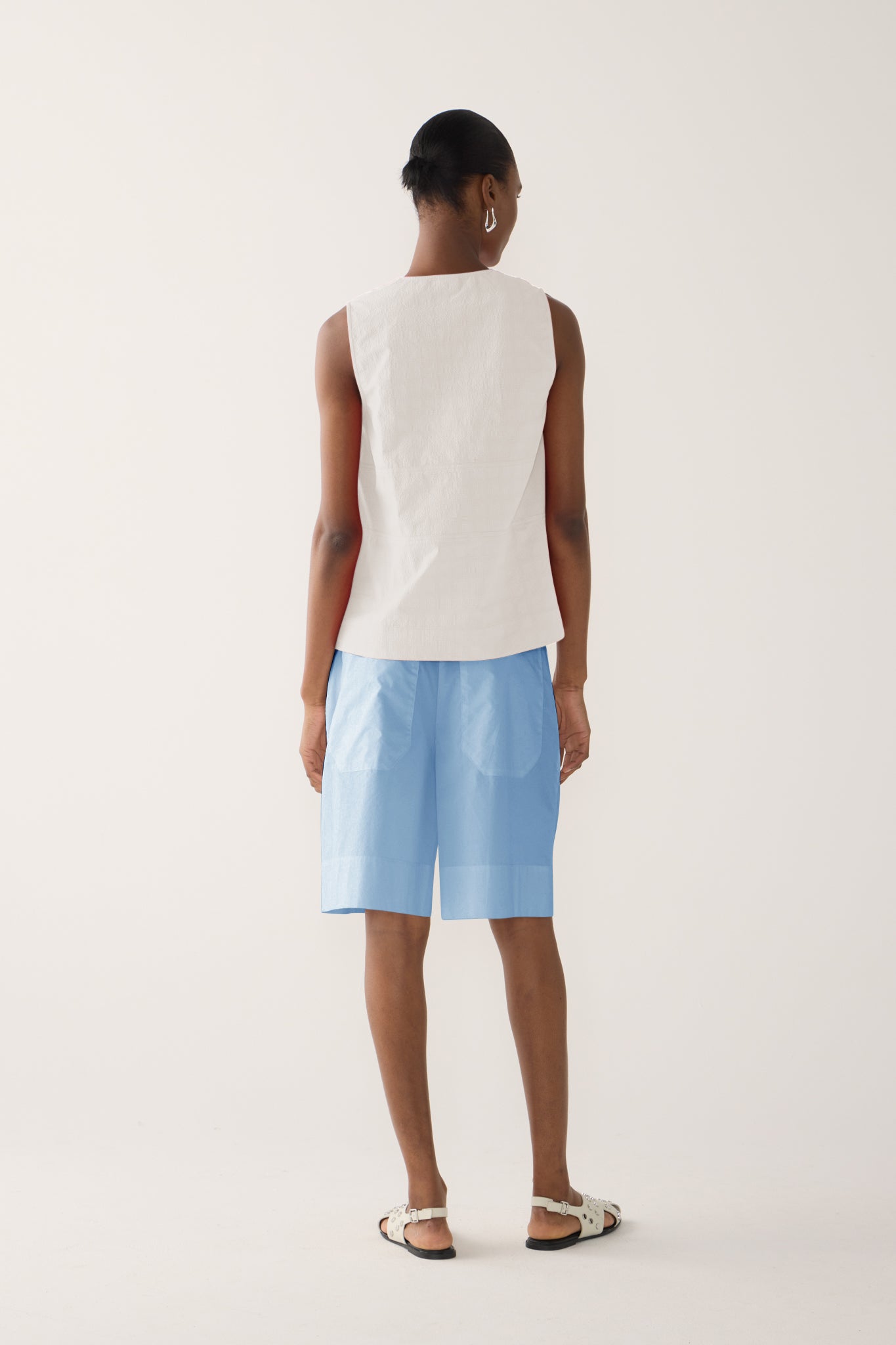 Nadine Short | Chambray Poplin