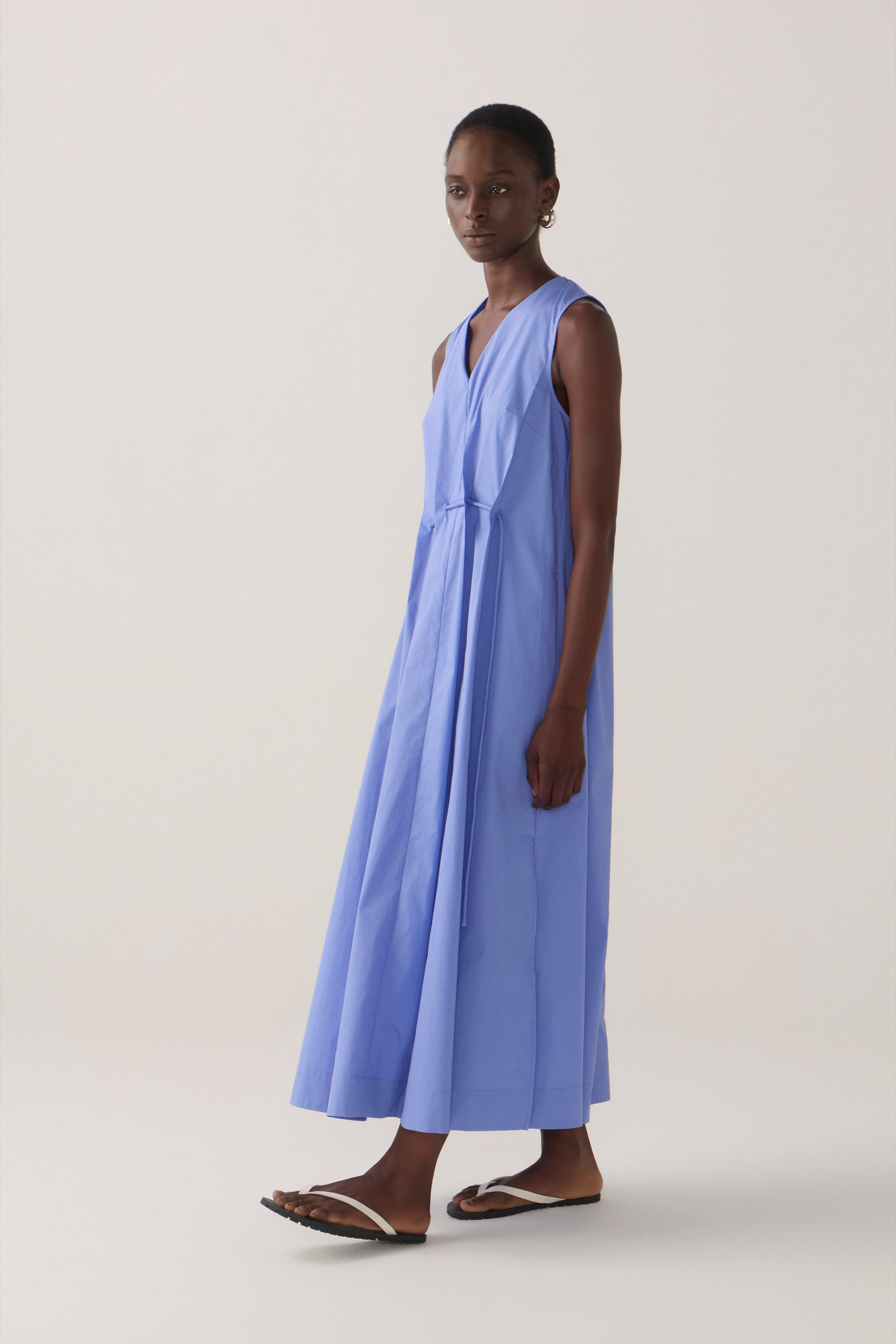 Frankie Dress | Cornflower Poplin