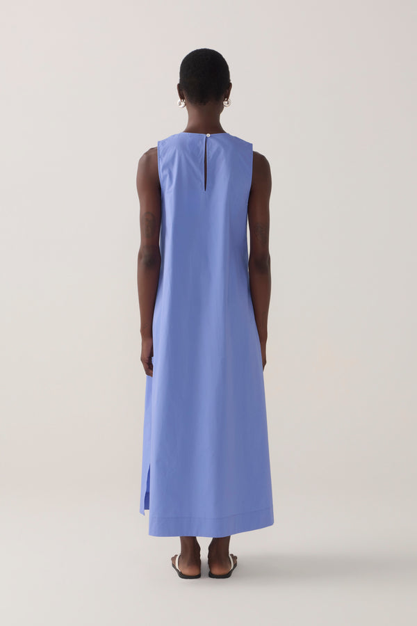 Frankie Dress | Cornflower Poplin
