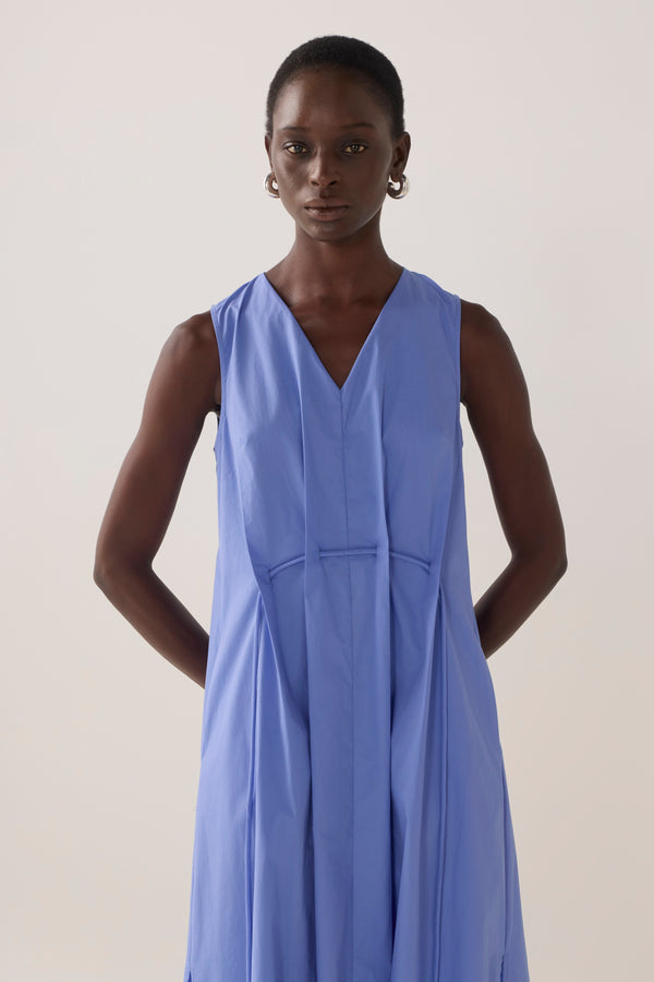 Frankie Dress | Cornflower Poplin