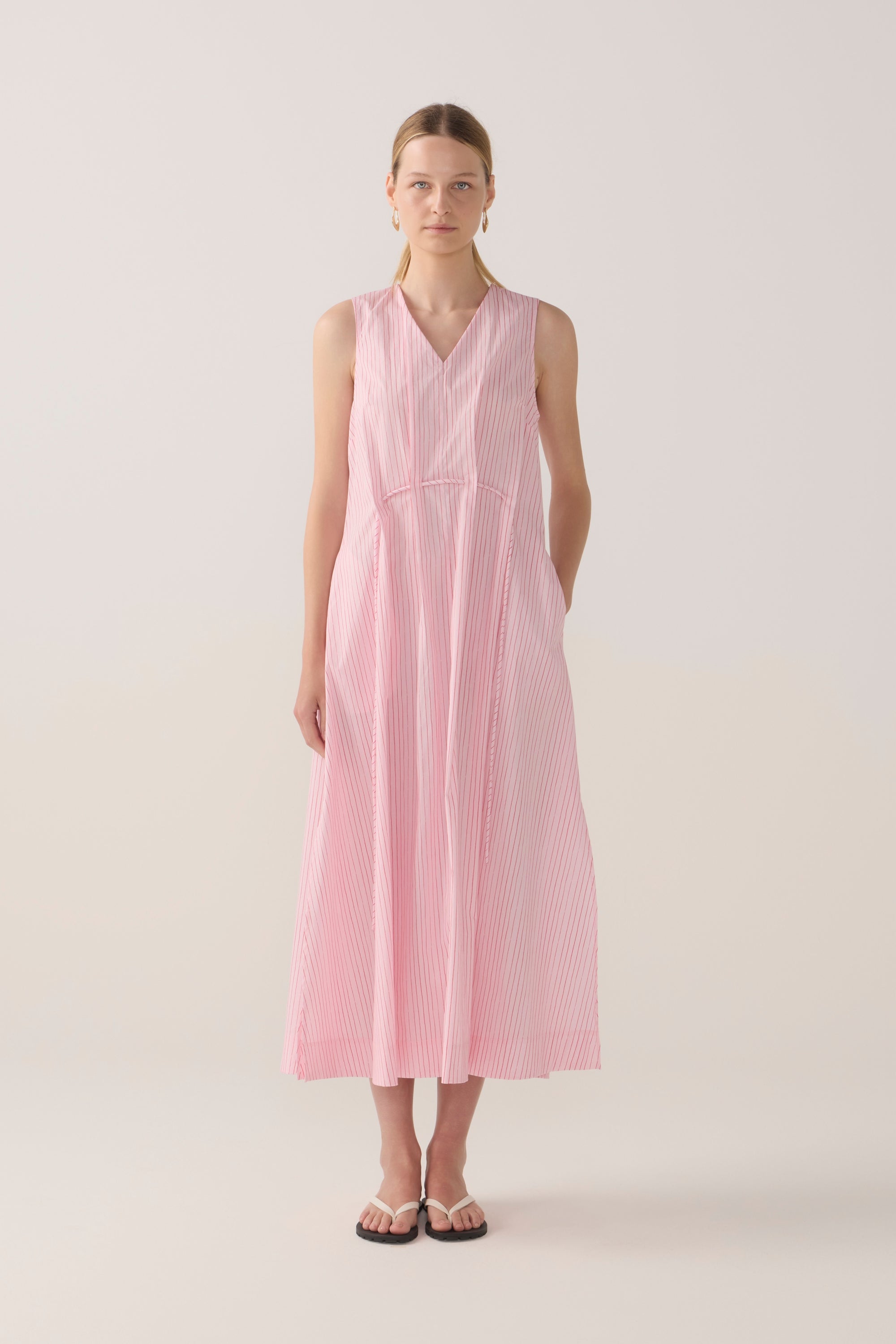 Frankie Dress | Lolly Stripe Poplin