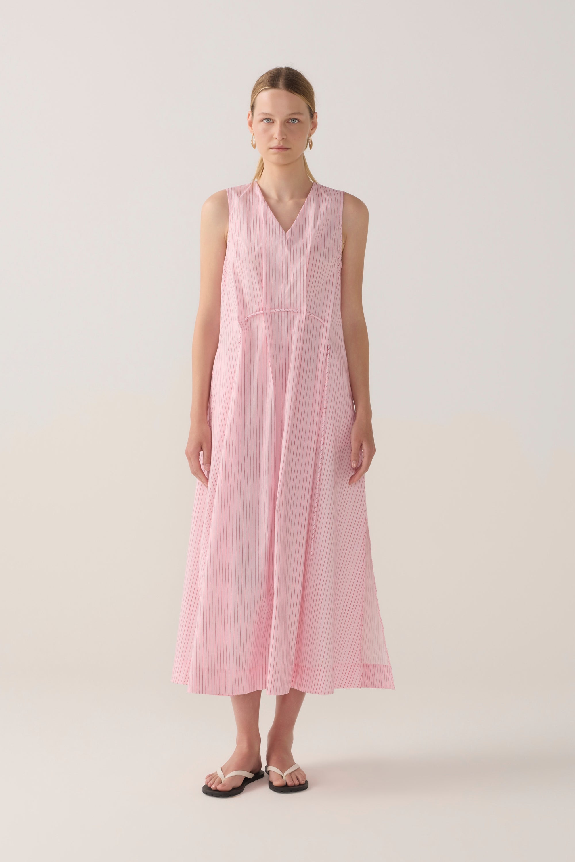 Frankie Dress | Lolly Stripe Poplin