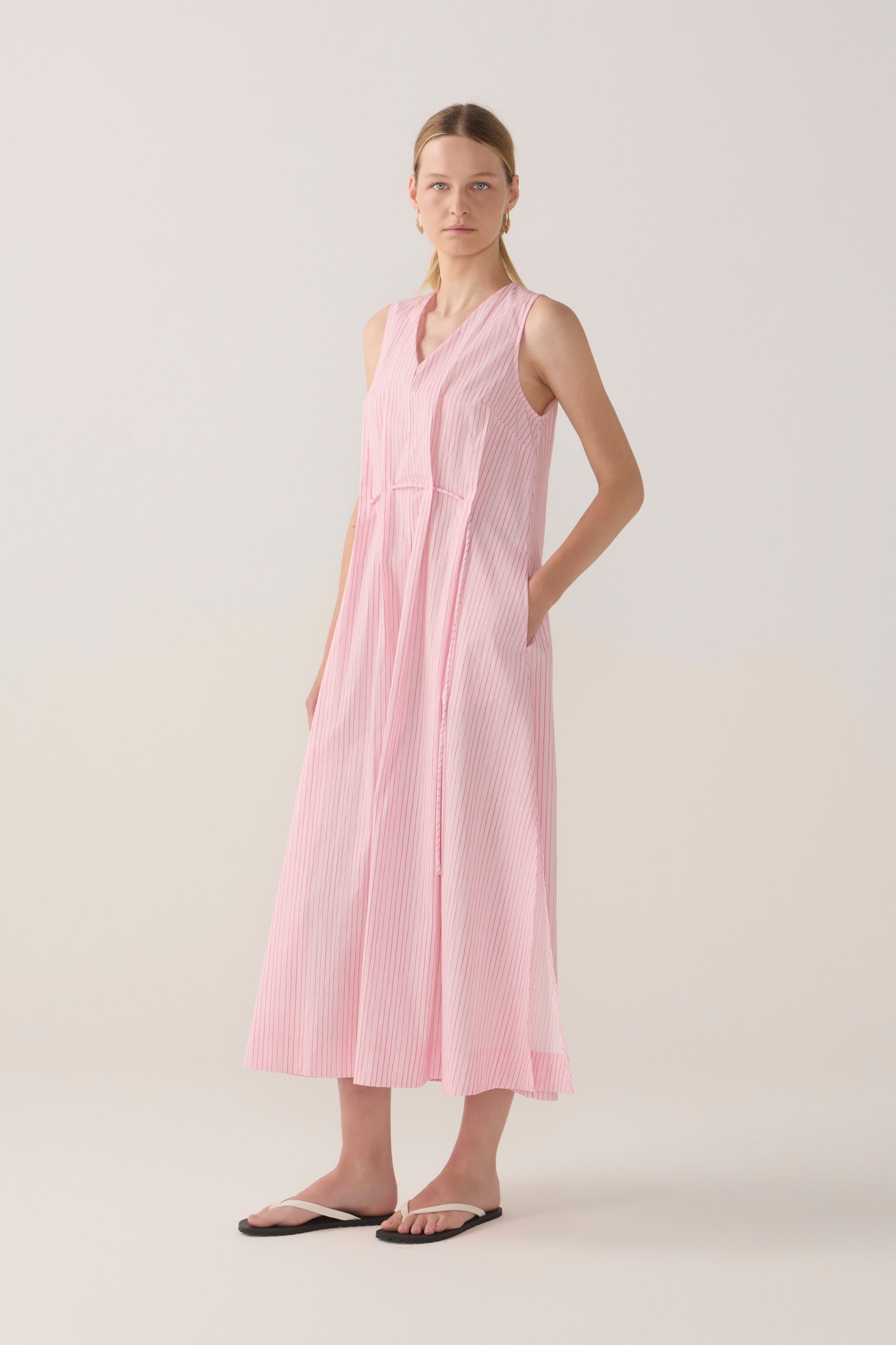 Frankie Dress | Lolly Stripe Poplin