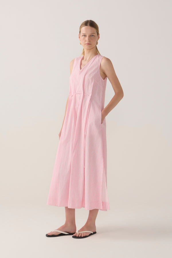 Frankie Dress | Lolly Stripe Poplin