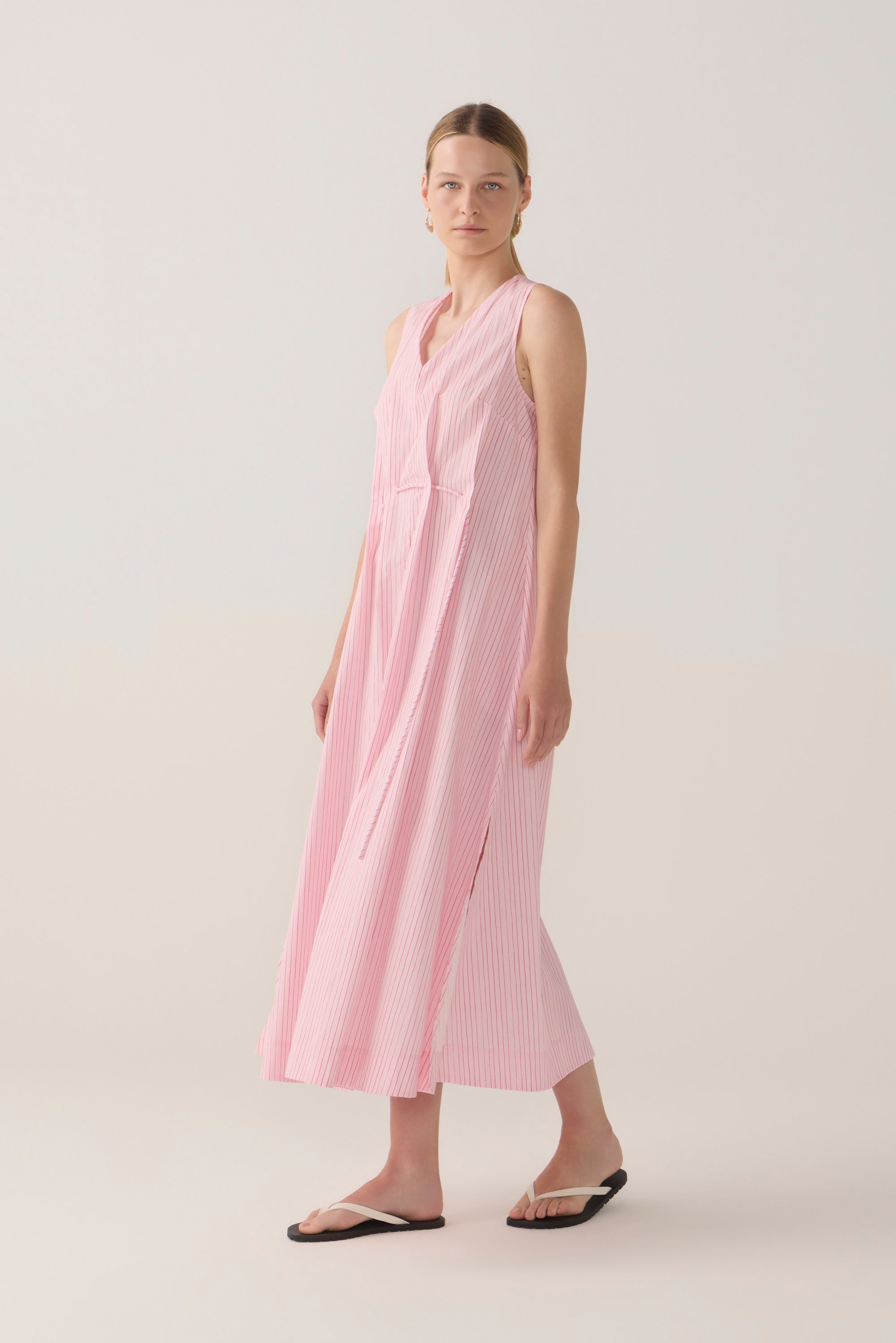 Frankie Dress | Lolly Stripe Poplin