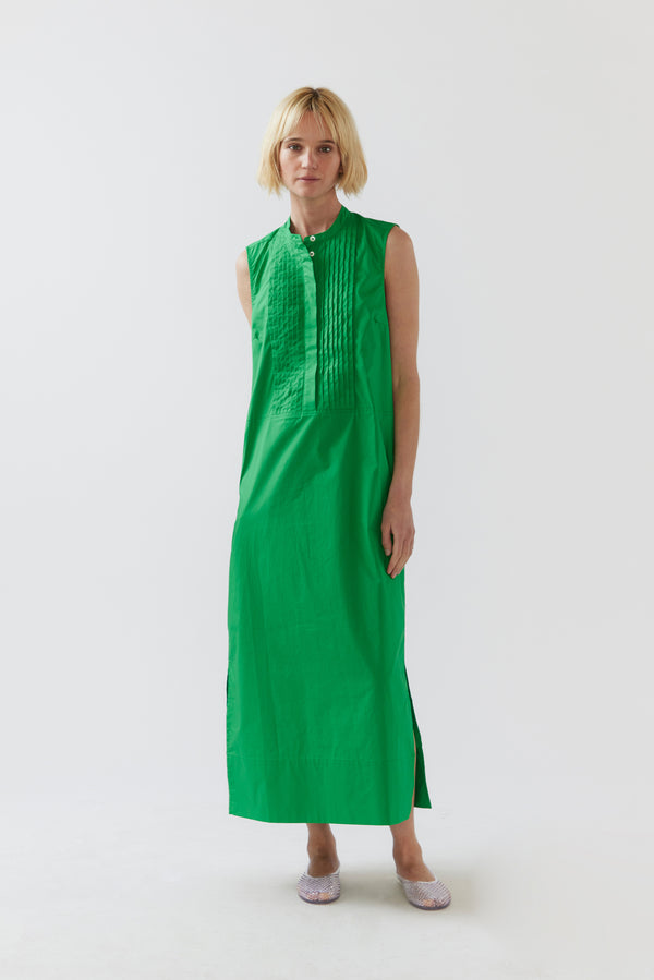 Geneva Dress | Apple Green Poplin