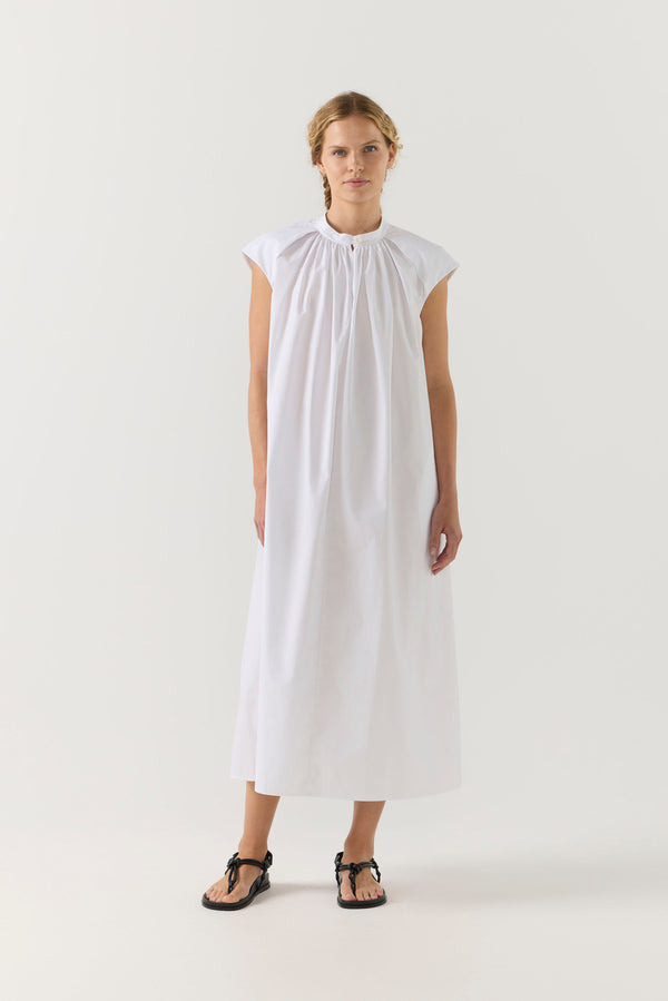 Hunter Dress | White Poplin