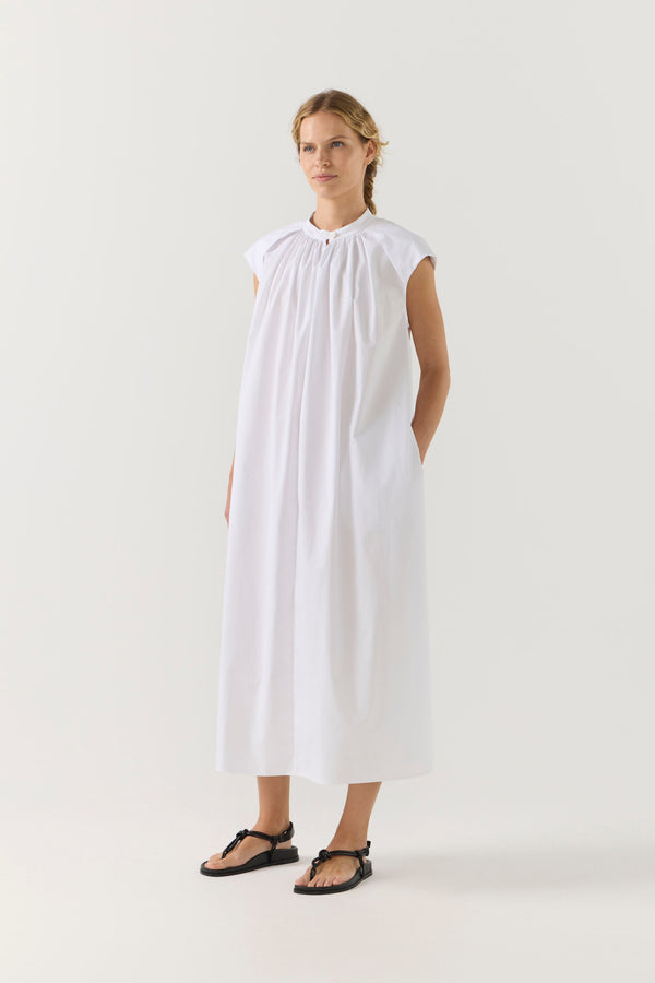 Hunter Dress | White Poplin
