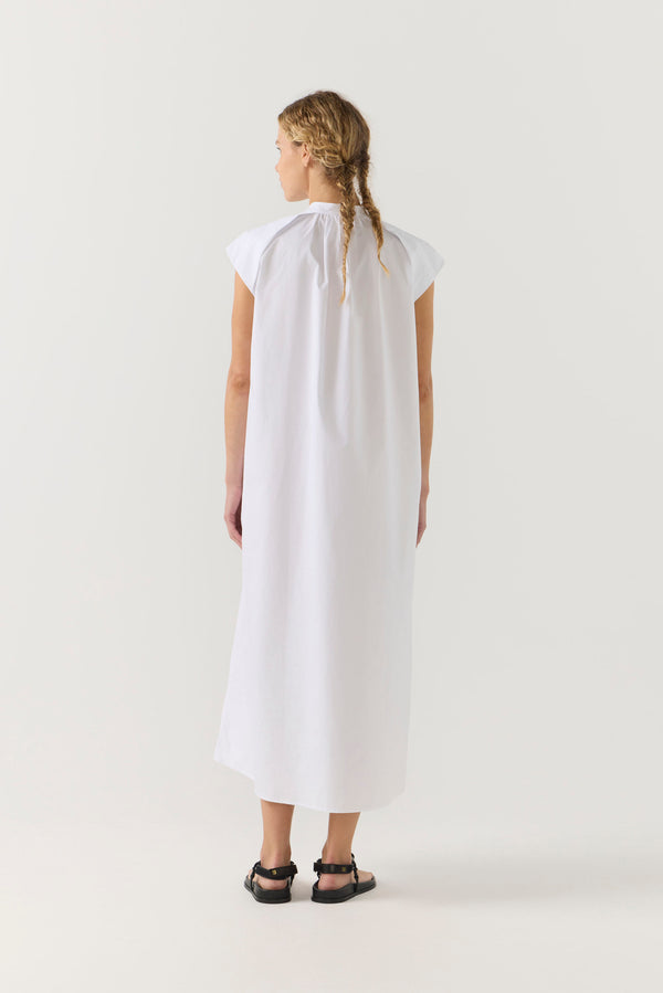 Hunter Dress | White Poplin