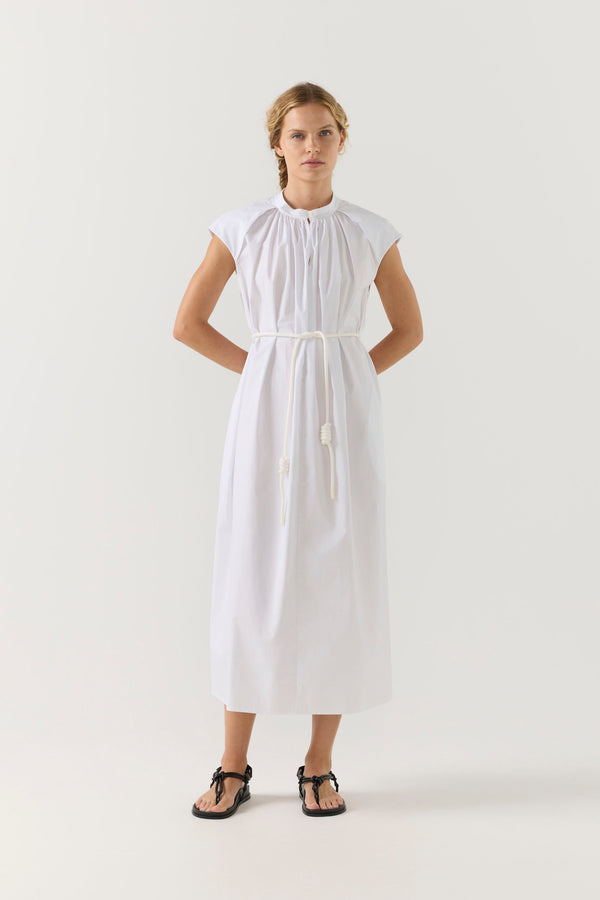 Hunter Dress | White Poplin