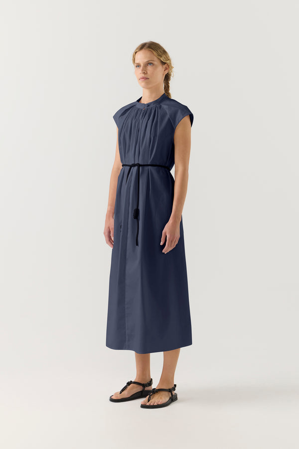 Hunter Dress | Navy Poplin