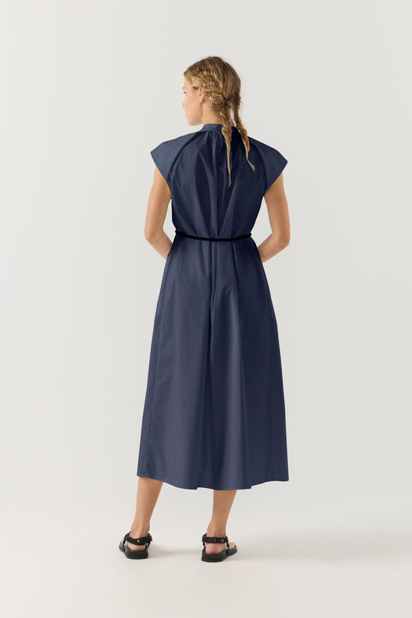 Hunter Dress | Navy Poplin