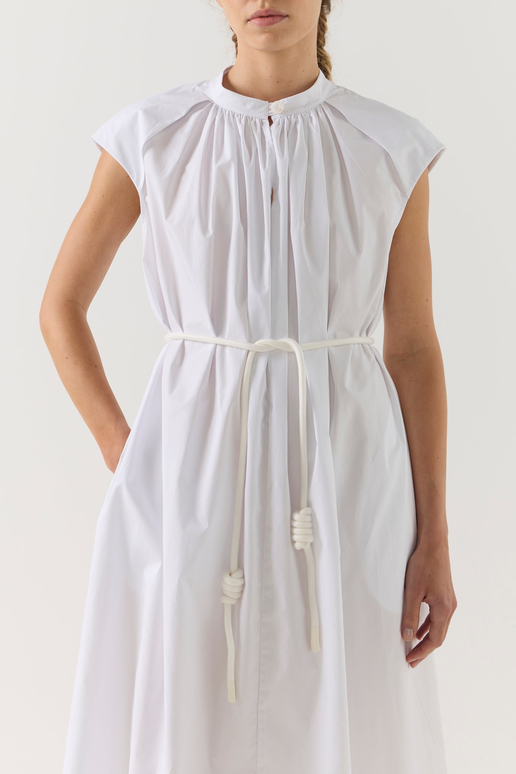 Feather Belt | White