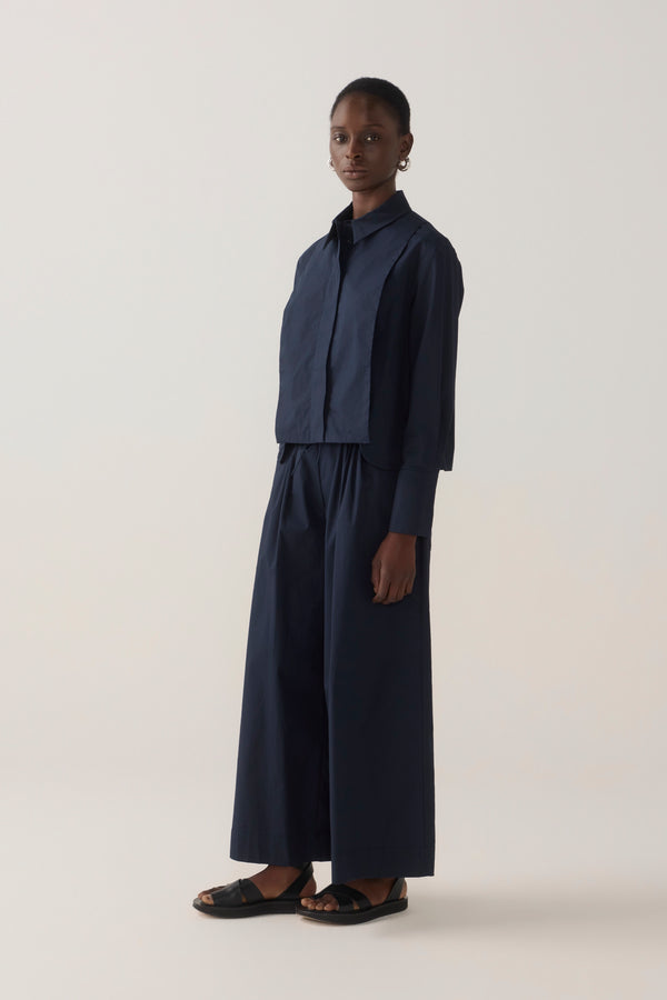 Imogen Pant | Navy Poplin