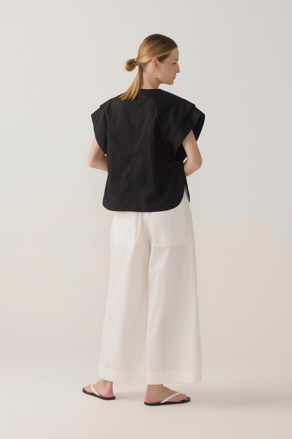 Imogen Pant | White Poplin