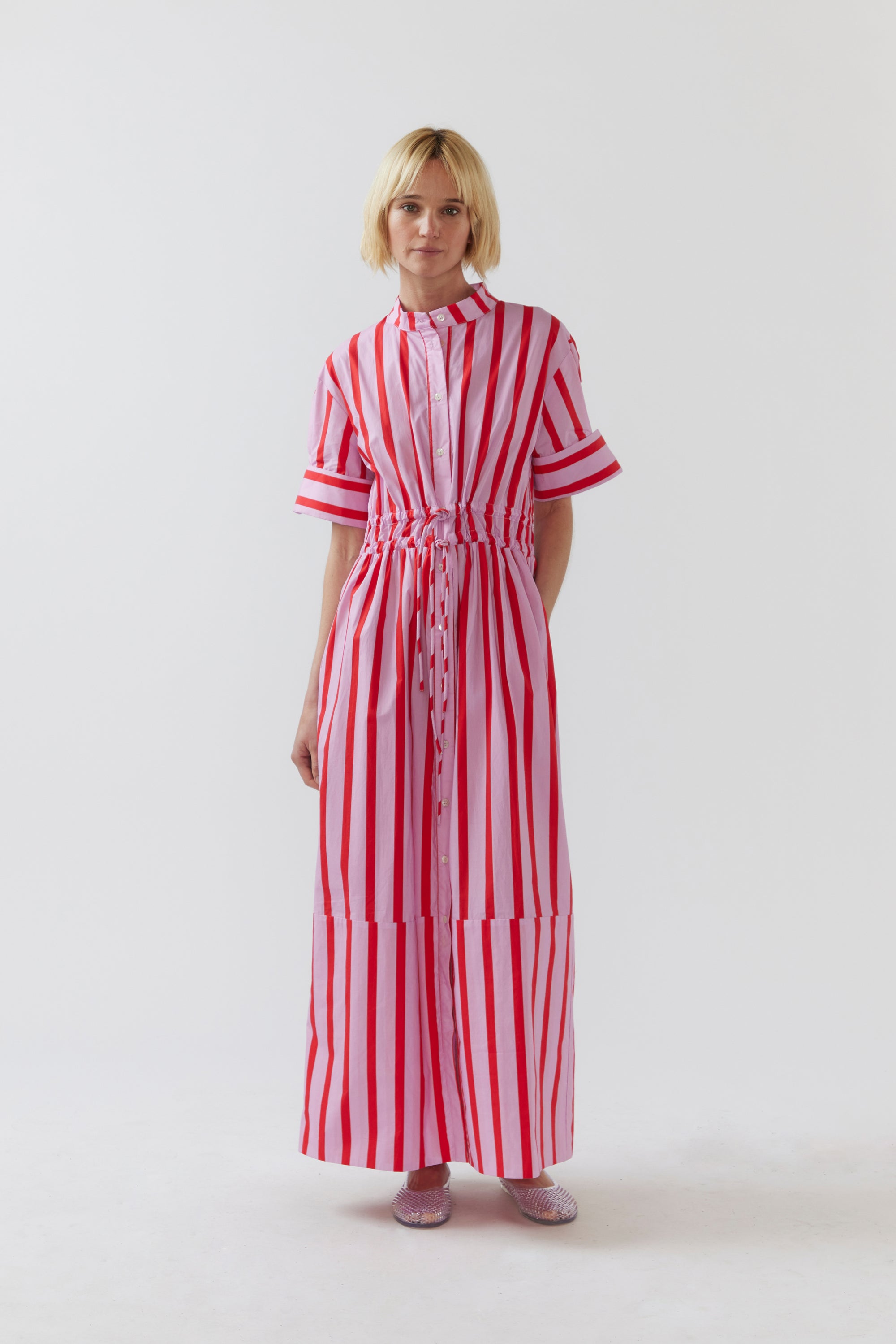 Jack Dress | Candy Stripe Poplin