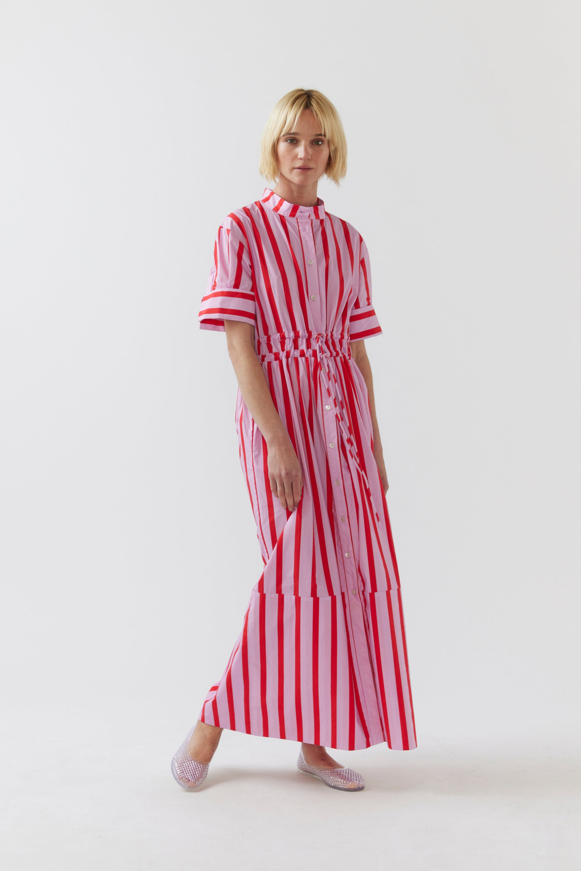 Jack Dress | Candy Stripe Poplin