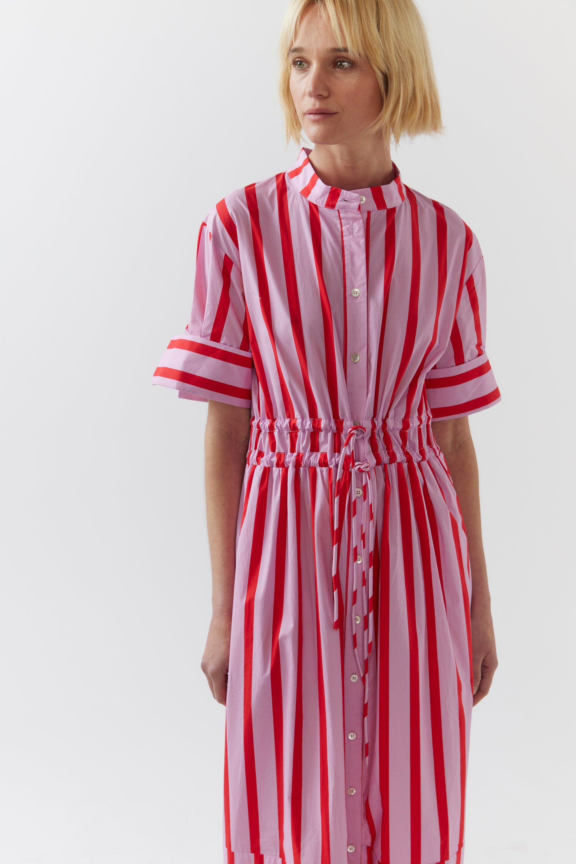 Jack Dress | Candy Stripe Poplin