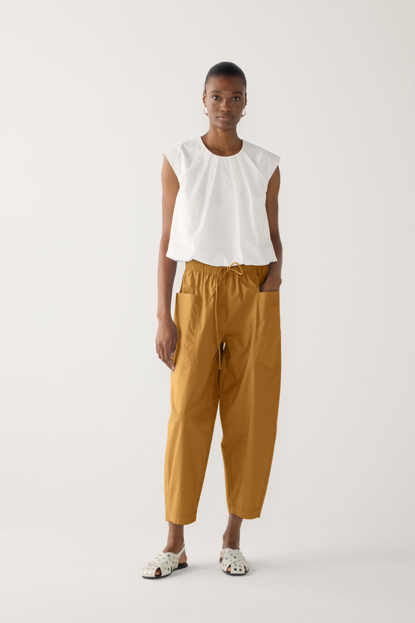 Edna Pant | Ginger Cotton Tencel