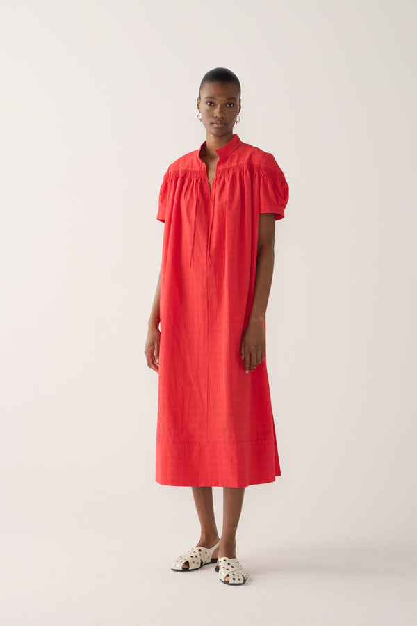Kaya Dress | Rouge Seersucker
