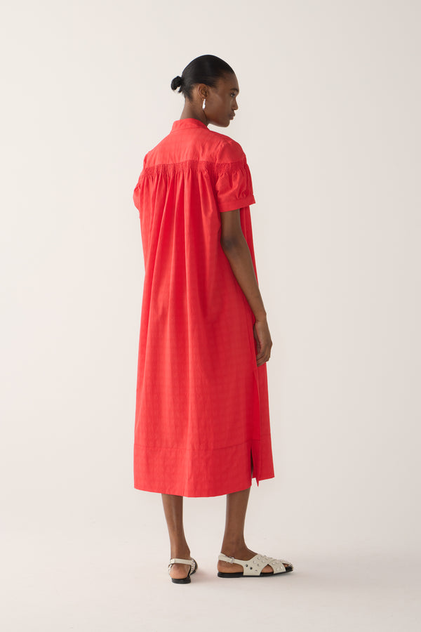Kaya Dress | Rouge Seersucker
