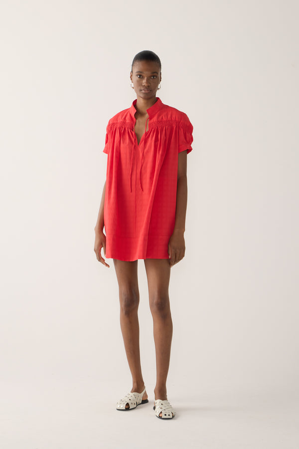 Lindy Dress | Rouge Seersucker