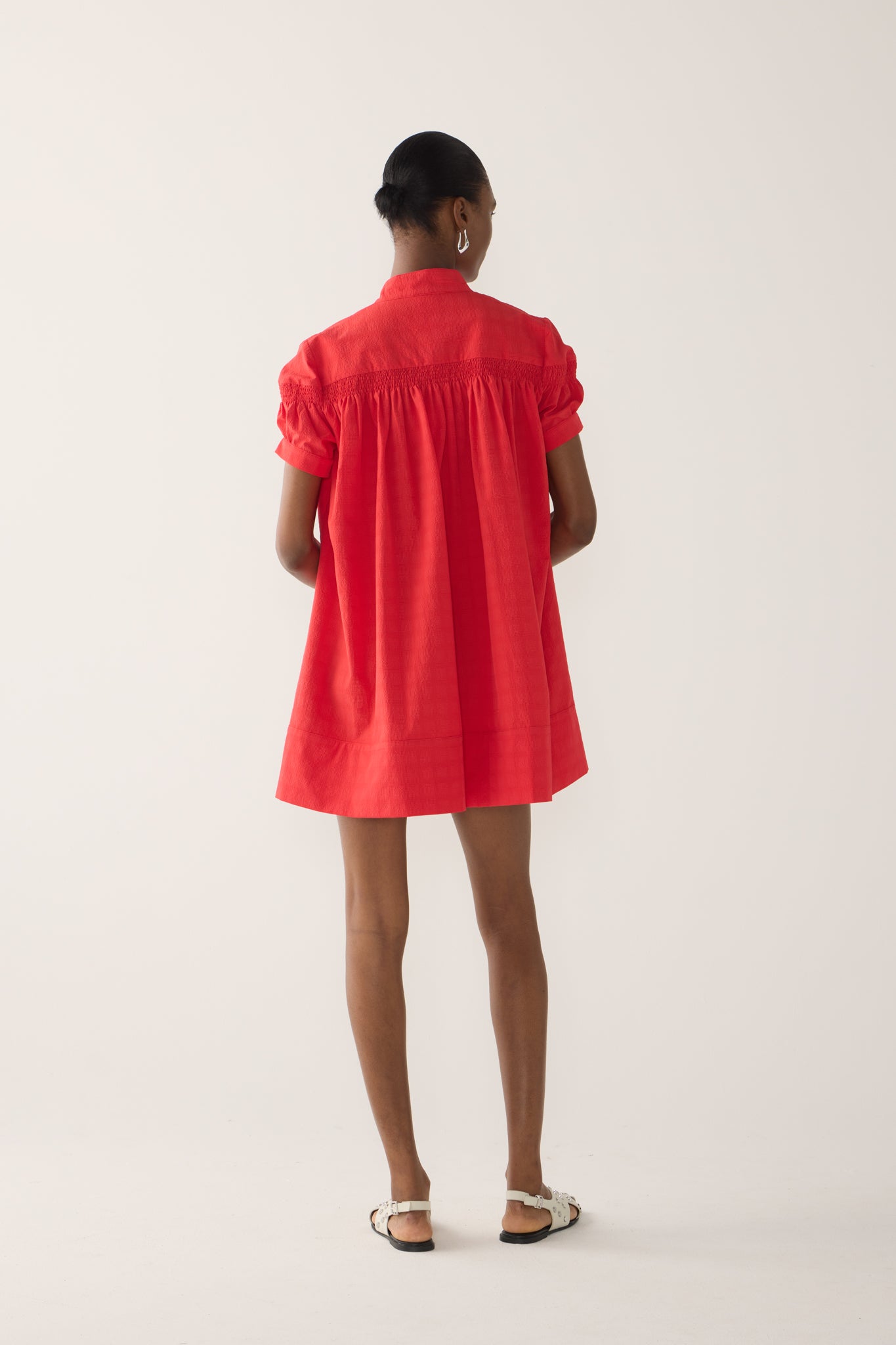 Lindy Dress | Rouge Seersucker