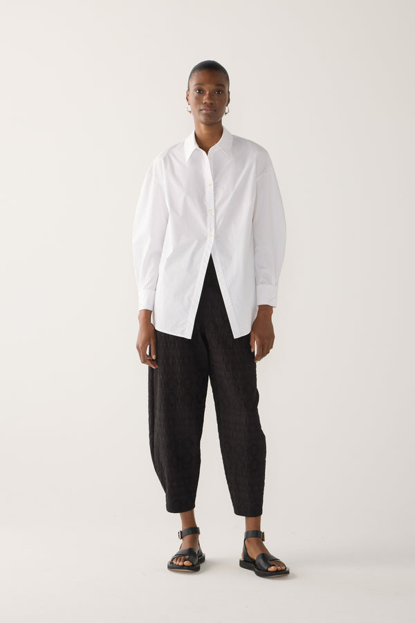 Lucie Shirt | White Poplin