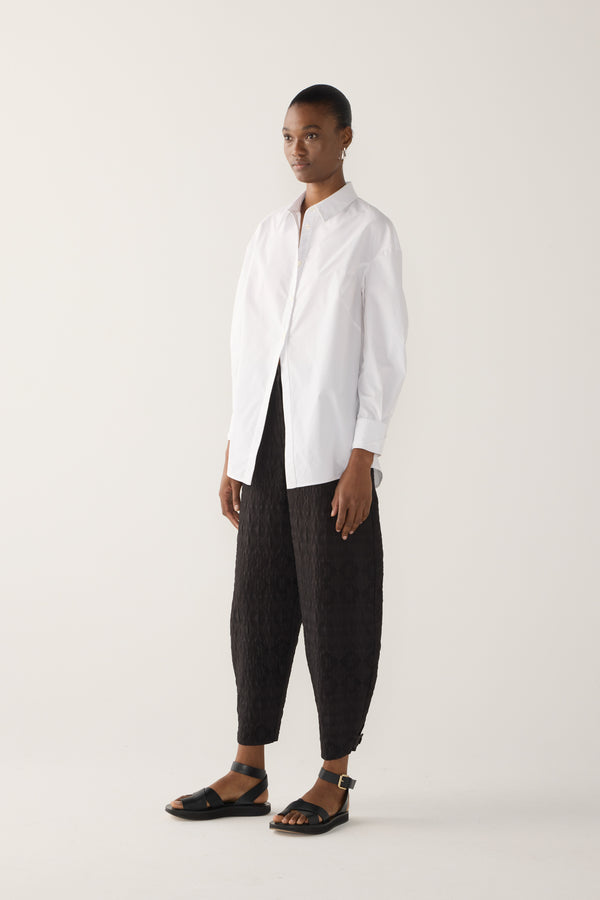 Lucie Shirt | White Poplin