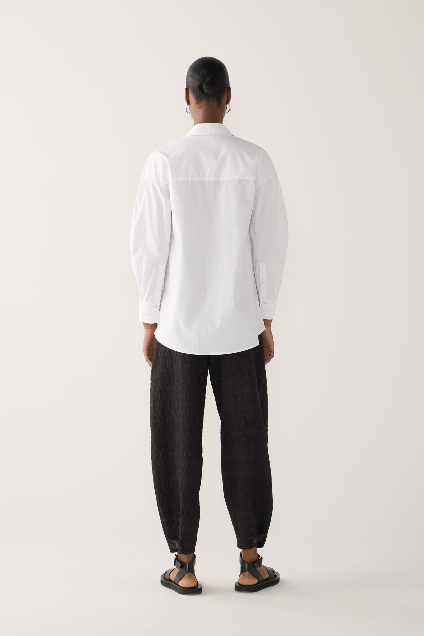 Lucie Shirt | White Poplin