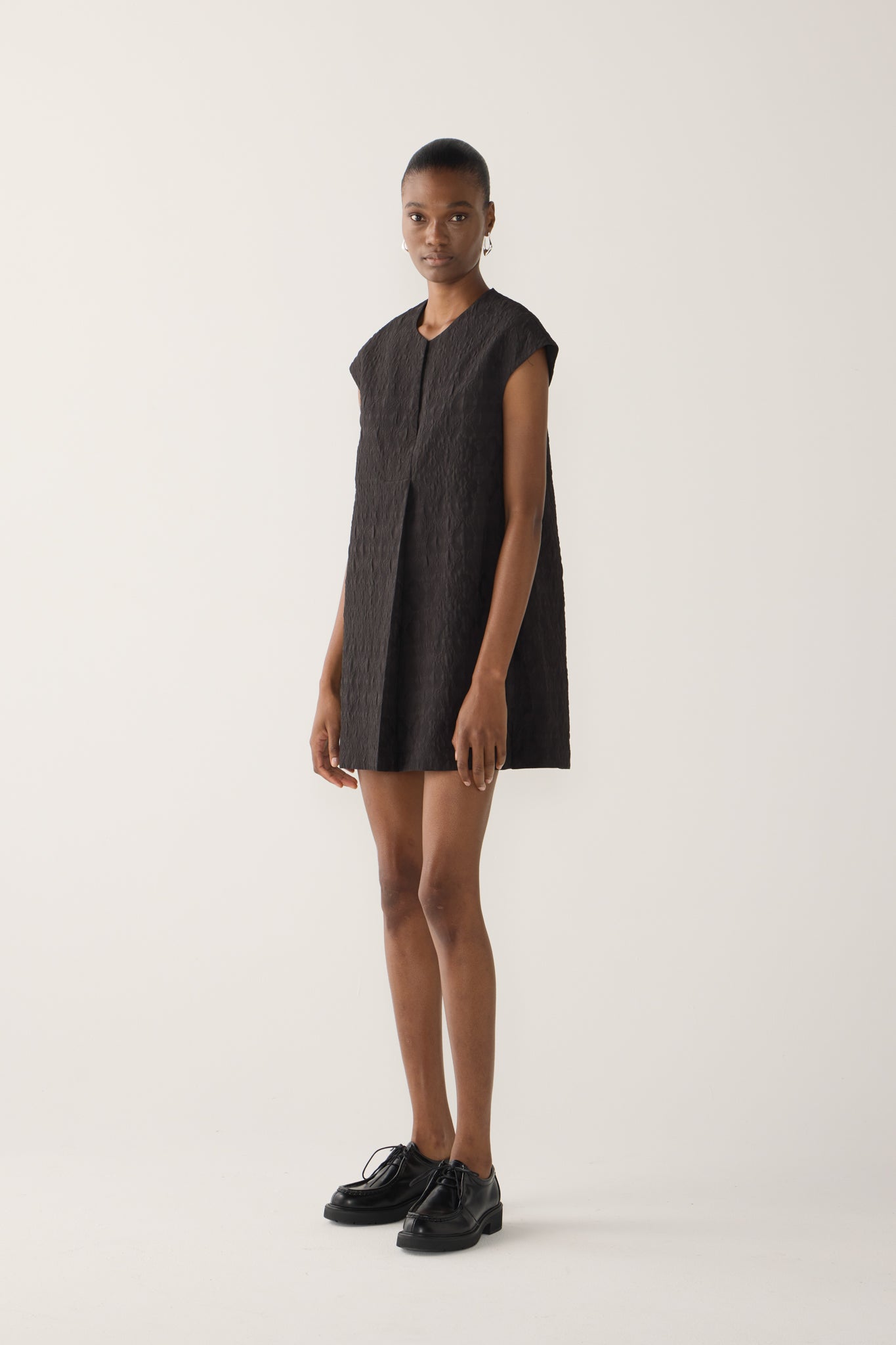 Marsha Tunic | Black Jacquard