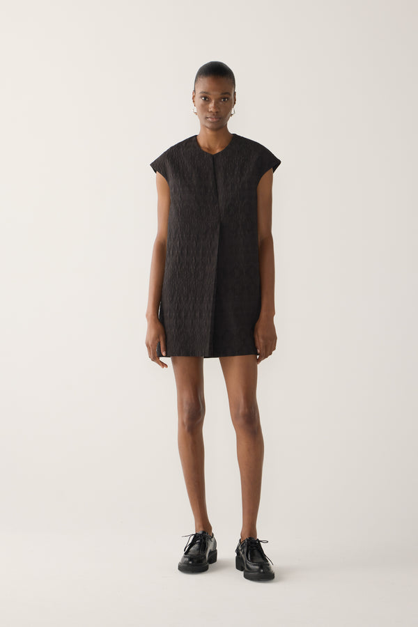 Marsha Tunic | Black Jacquard