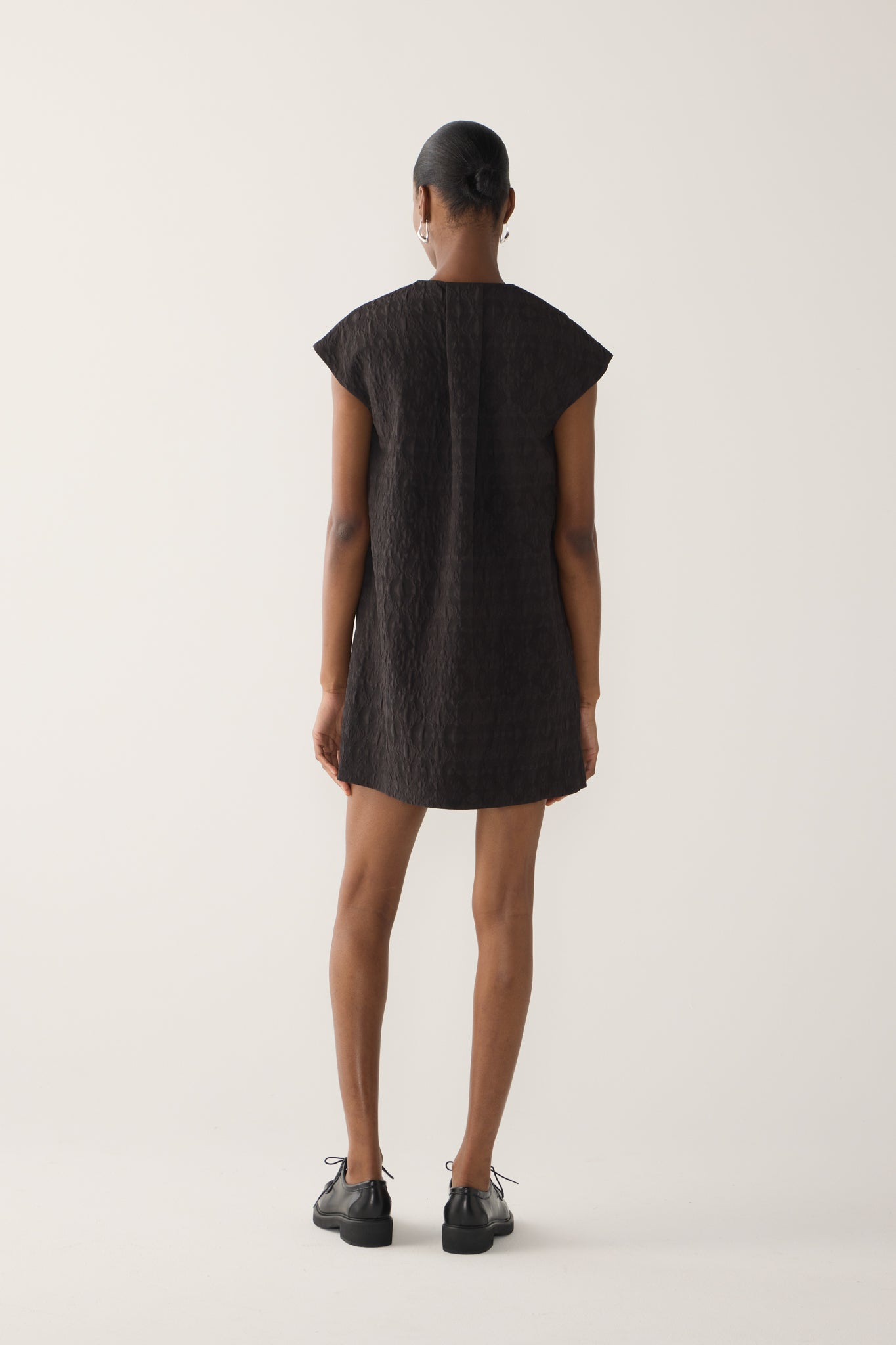 Marsha Tunic | Black Jacquard
