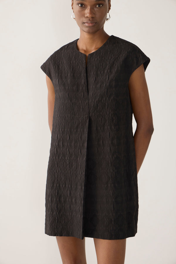 Marsha Tunic | Black Jacquard