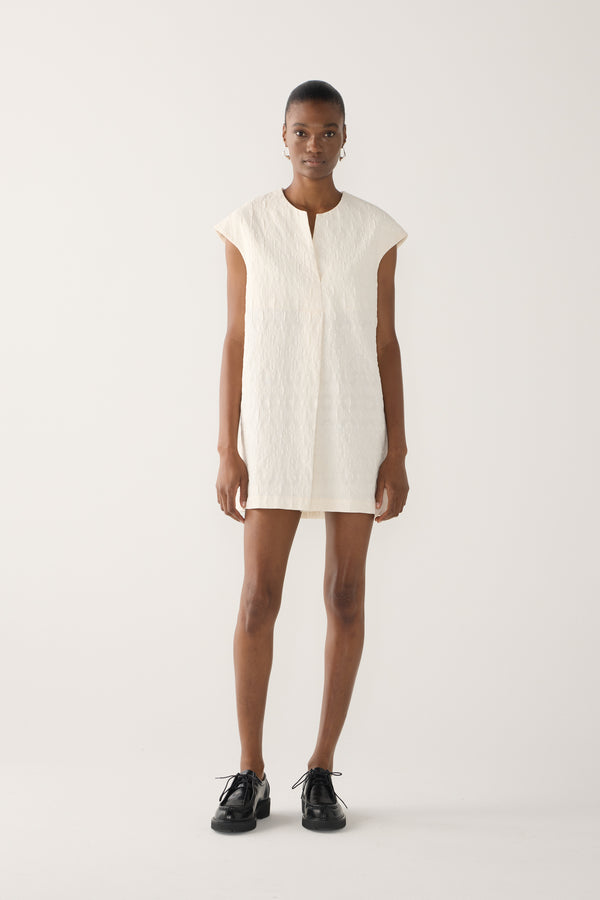 Marsha Tunic | Off White Jacquard