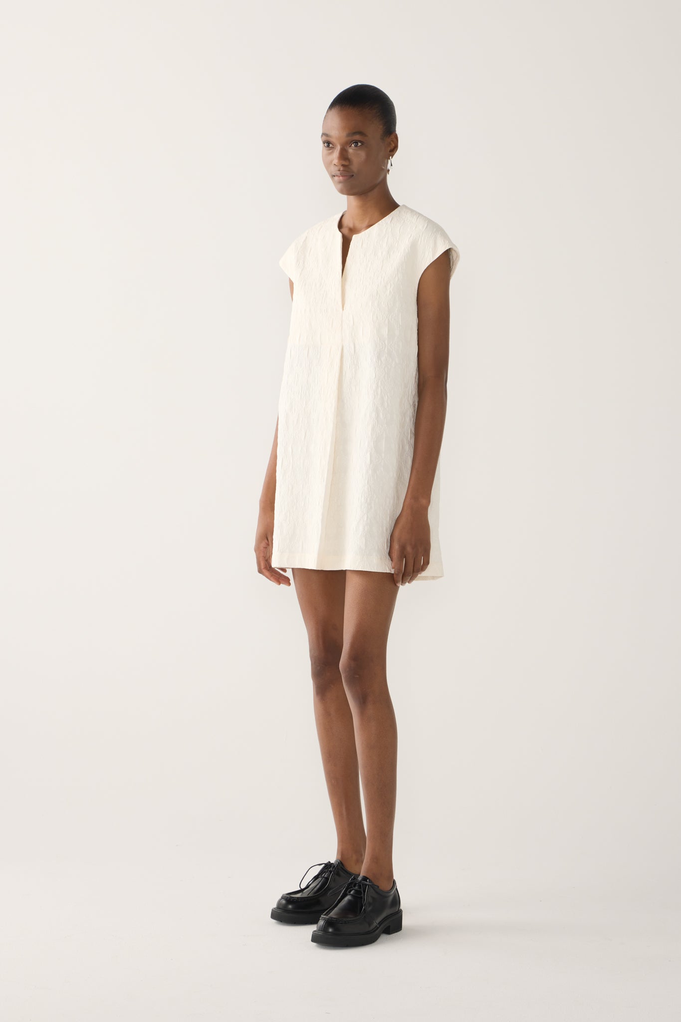 Marsha Tunic | Off White Jacquard