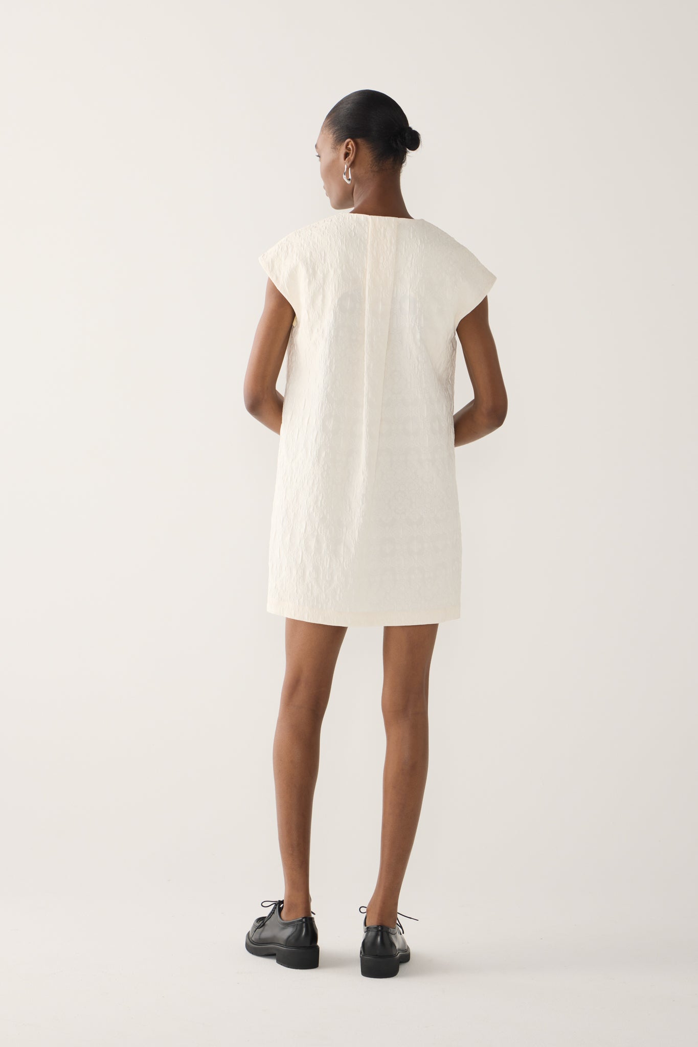 Marsha Tunic | Off White Jacquard