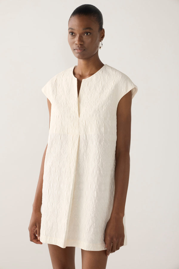 Marsha Tunic | Off White Jacquard
