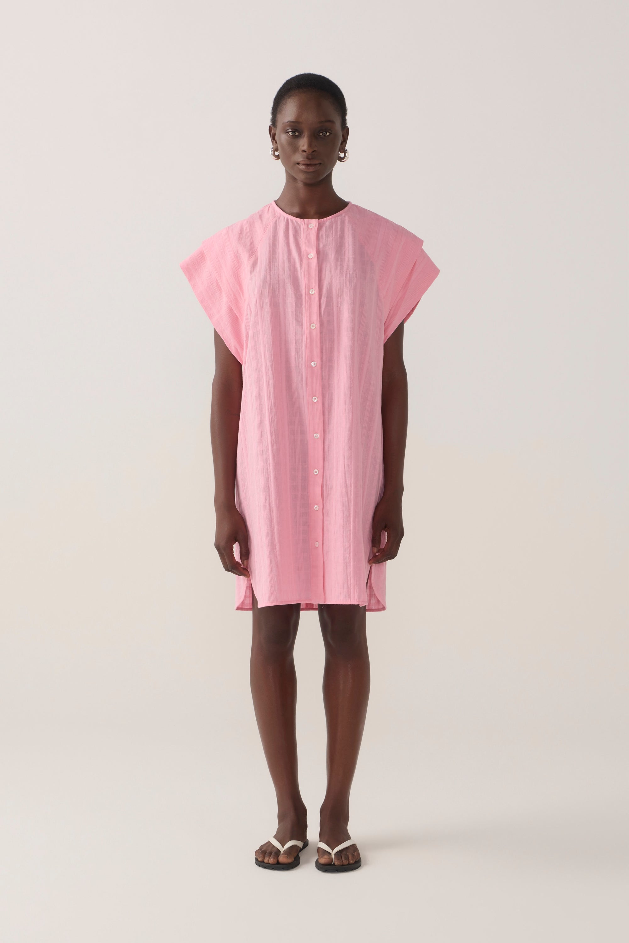 Maria Dress | Watermelon Check Cotton