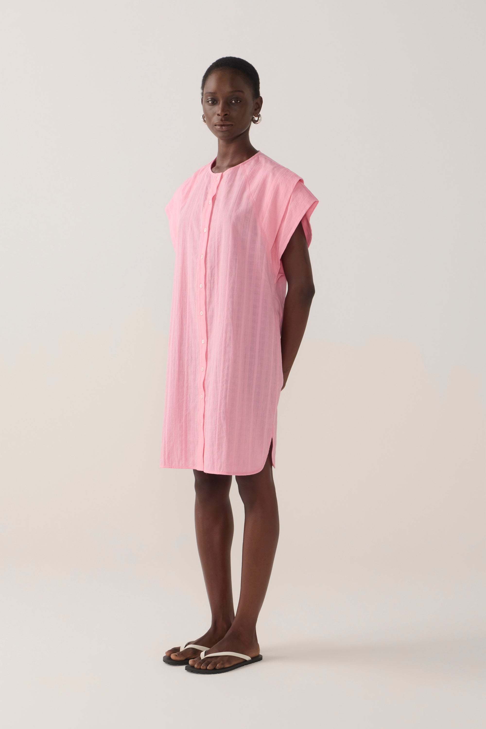 Maria Dress | Watermelon Check Cotton