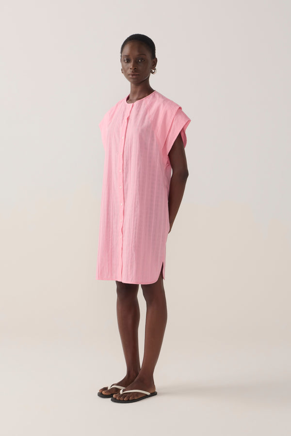 Maria Dress | Watermelon Check Cotton