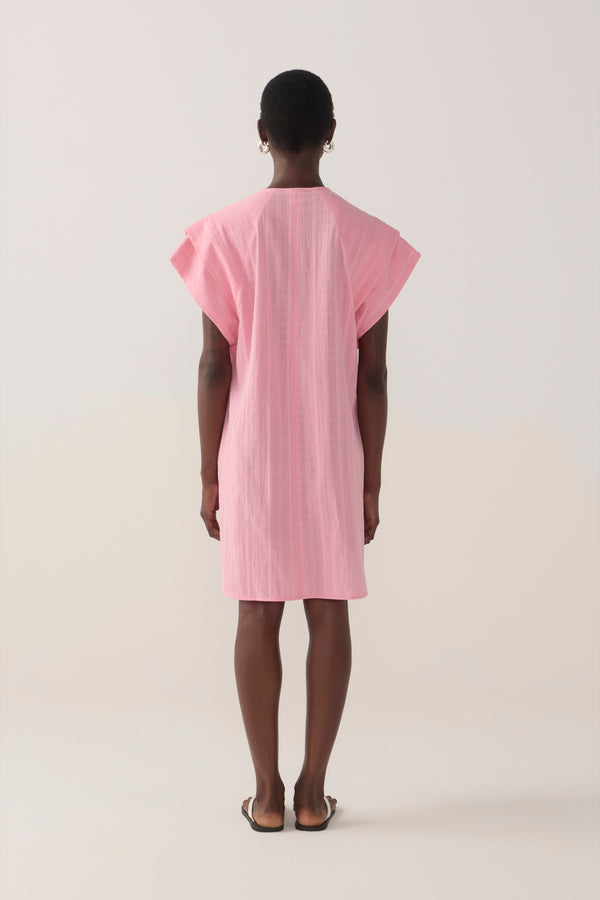 Maria Dress | Watermelon Check Cotton