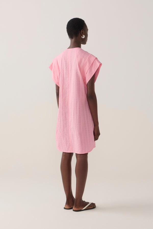 Maria Dress | Watermelon Check Cotton