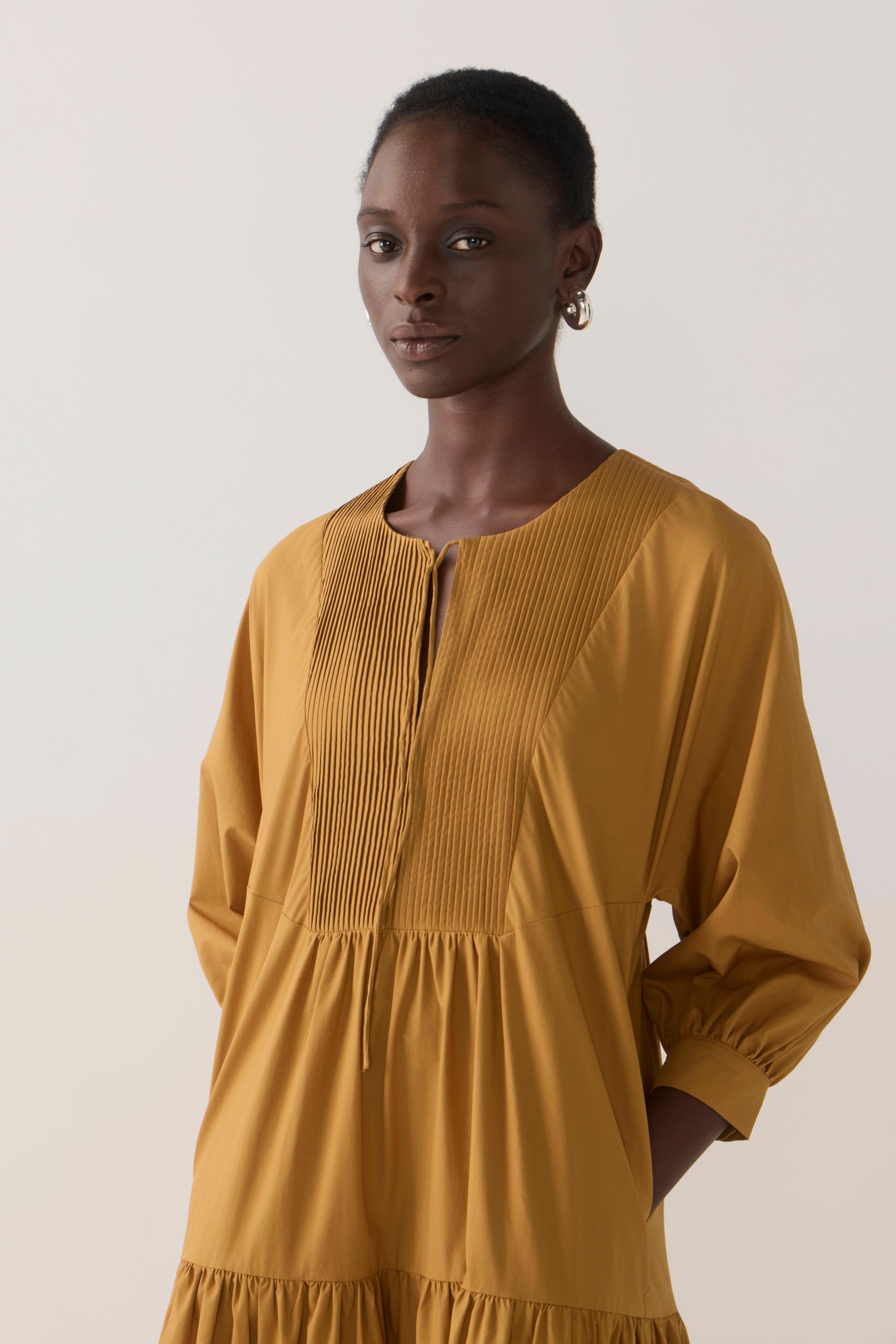Mavi Dress | Ginger Cotton Tencel